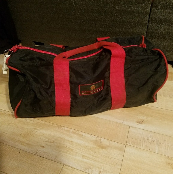 Benson & Hedges Bags Red And Black Benson Hedges Duffel Bag Poshmark